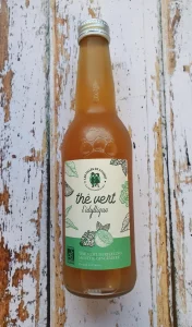 bouteille de thé vert